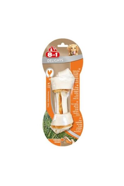 8in1 8 In 1 Delight Bones Tavuklu Köpek Ağız Bakım Kemiği S Boy 35 Gr