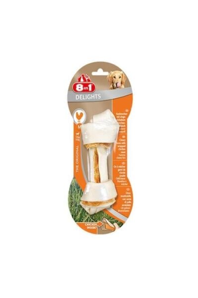 8in1 8 In 1 Delight Bones Tavuklu Köpek Ağız Bakım Kemiği S Boy 35 Gr