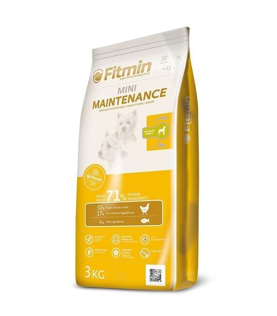 Fitmin Mini Tavuk Etli Küçük Irk Yetişkin Köpek Maması 3 Kg