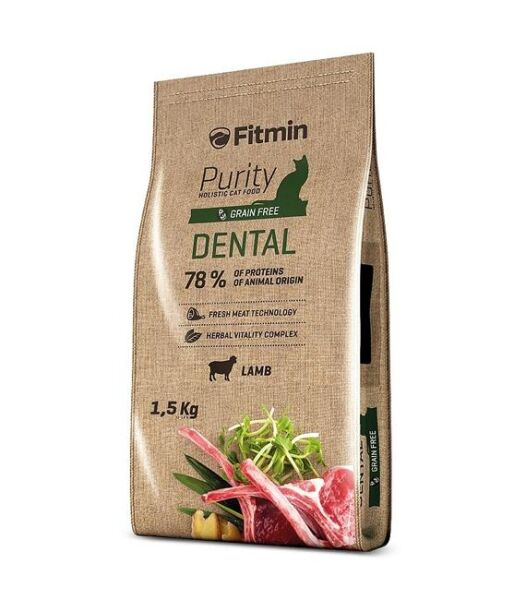 Fitmin Purity Dental Taze Kuzu Etli Yetişkin Kedi Maması 1,5 Kg