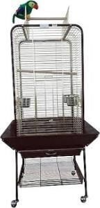 Dayang Ayaklı Papağan Eğitim Kafesi 59x59x152 Cm