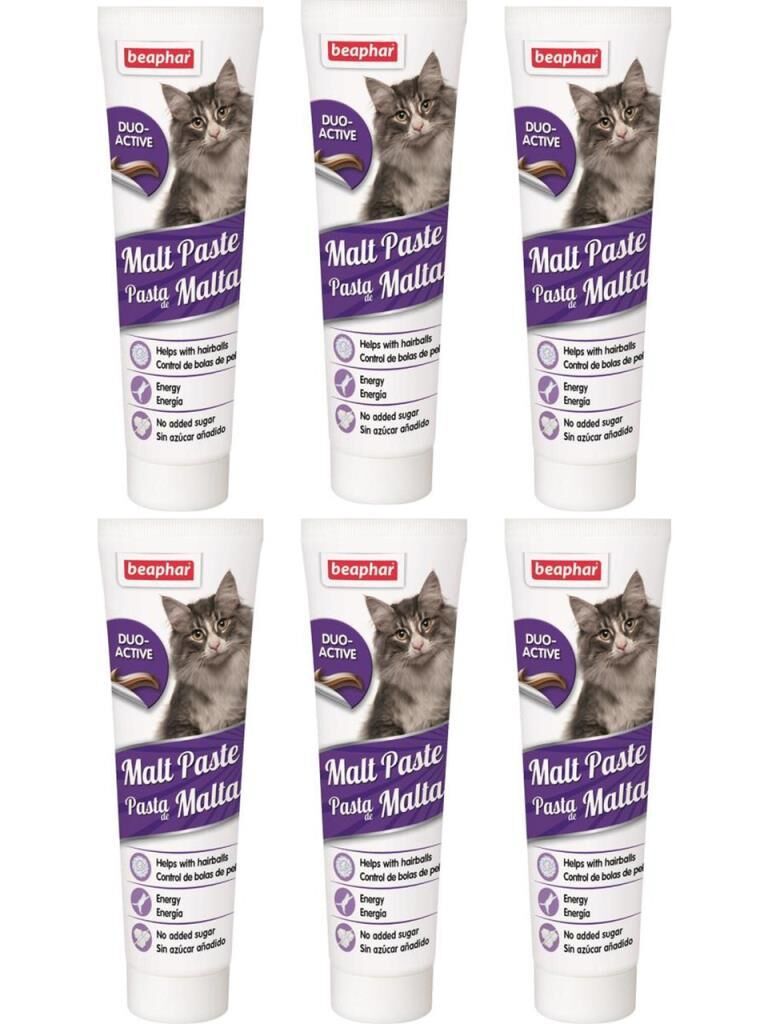 Beaphar Malt Paste Kıl Yumağı Önleyici Kedi Macunu 100 Gr x 6 Adet