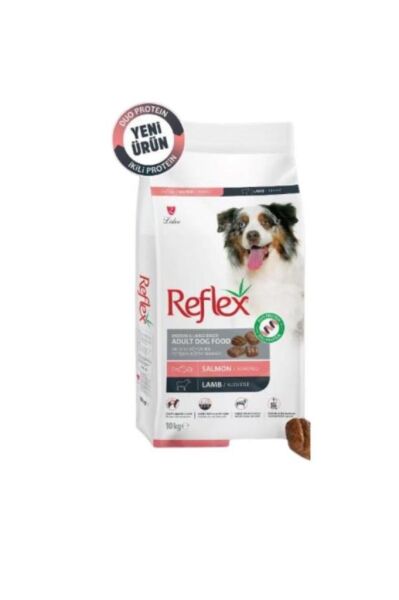 Reflex Duo Proteinli Somonlu ve Kuzu Etli Orta ve Büyük ırk Yetişkin Köpek Maması 10 kg