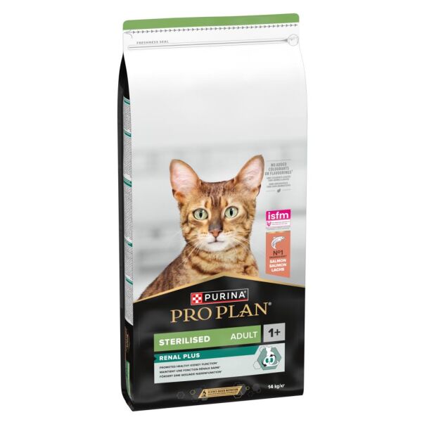 ProPlan Renal Plus Somonlu Kısırlaştırılmış Kedi Maması 14 Kg