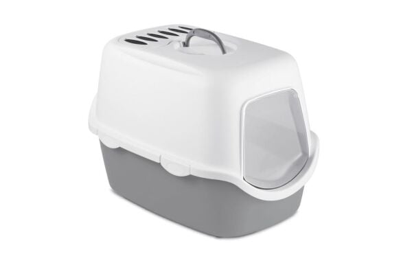 Stefanplast Cathy Fılter Beyaz/gri Kedi Tuvaleti 56x40x40cm