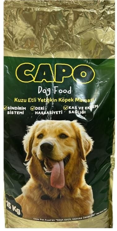 Capo Pet Food Kuzulu Yetişkin Köpek Maması 15 Kg