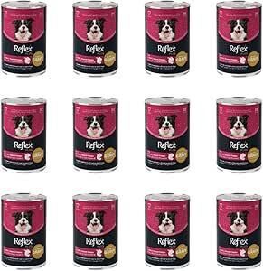 Reflex Plus GRAVY Sos İçinde Et Parçacıklı Kuzu Etli ve Tatlı Patatesli Yetişkin Köpek Konservesi 400 Gr 12 Adet