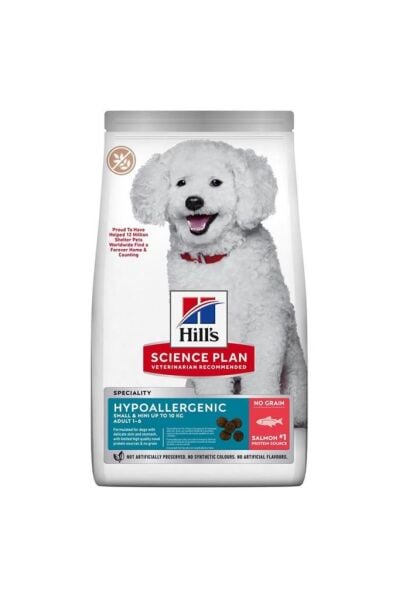 Hill's SCIENCE PLAN Hipoalerjenik Somonlu Küçük Irk Yetişkin Köpek Maması 6 Kg