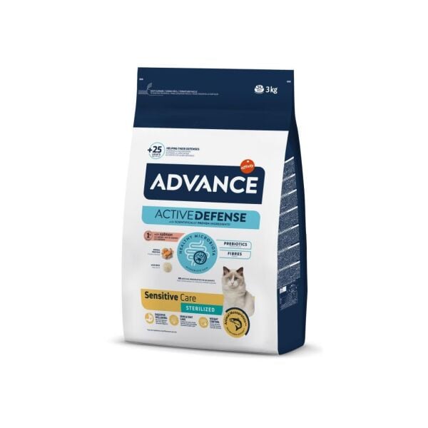 Advance Somonlu Kısırlaştırılmış Yetişkin Kedi Maması 3 Kg