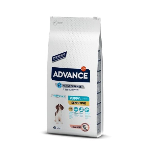 Advance Sensitive Somonlu Yavru Köpek Maması 12 Kg
