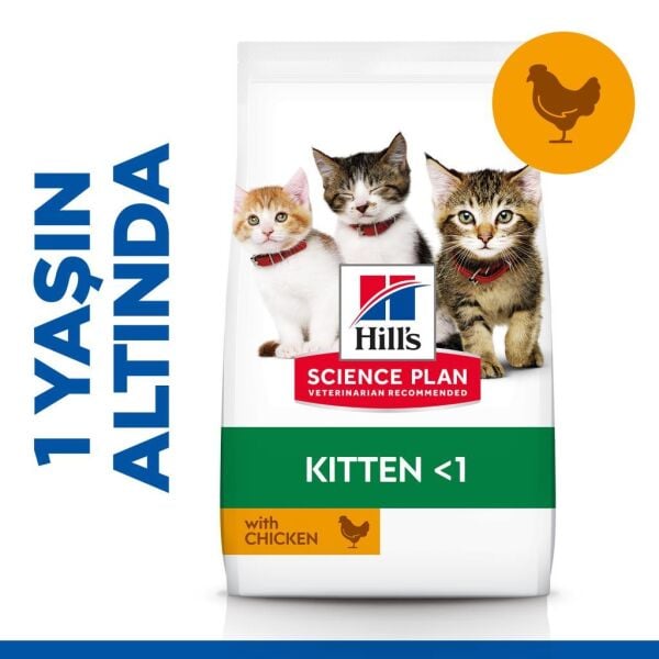 Hill's SCIENCE PLAN Tavuklu Yavru Kedi Maması 1,5 Kg
